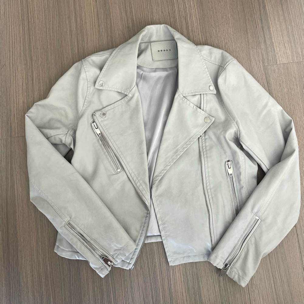 BLANKNYC faux leather jacket sz M